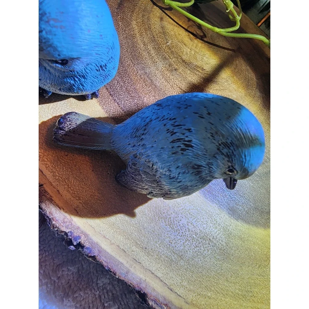 2‎ Blue Birds Decor resin Figurines